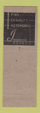 Matchbook Cover - Boyer Insurance Frederick MD pinup
