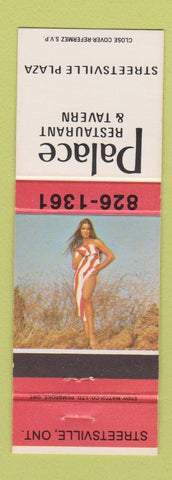 Matchbook Cover - Palace Restuarant Tavern Streetsville ON pinup