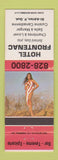 Matchbook Cover - Hotel Frontenac St Adrien QC pinup