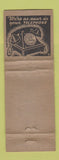 Matchbook Cover - Phoenix Plating AZ WORN pinup