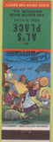Matchbook Cover - Al's Place Decatur IL hillbilly