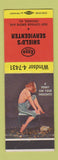 Matchbook Cover - Esso oil gas Shield's Chicago IL pinup