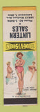 Matchbook Cover - Lintern Sales Lakewood OH TV pinup
