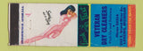 Matchbook Cover - Veterans Dry Cleaners Lansing MI WORN pinup