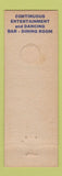 Matchbook Cover - Preview Lounge Miami FL WEAR pinup