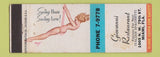 Matchbook Cover - Giovanni Restaurant Miami FL WEAR pinup