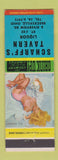 Matchbook Cover - Scharff's Tavern Brecksville OH WEAR pinup