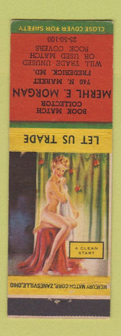 Matchbook Cover - Merhl Morgan Match Collector Frederick MD pinup