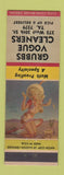 Matchbook Cover - Grubbs Vogue Cleaners pinup
