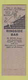 Matchbook Cover - Ringside Bar Muskegon MI pinup