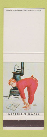 Matchbook Cover - Brown and Bigelow Pinup Hilda BLANK pinup