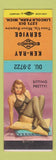 Matchbook Cover - Ken Ray Sunoco oil gas Lincoln Park MI WEAR pinup