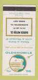Matchbook Cover - 1955 Oldsmobile Barker Motors Bloomington IL 30 Strike