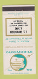 Matchbook Cover - 1955 Oldsmobile JS Snowberger Waynesboro PA 30 Strike