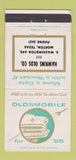 Matchbook Cover - 1955 Oldsmobile Hawkins Morton TX 30 Strike
