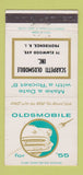Matchbook Cover - 1955 Oldsmobile Scarpetti Providence RI 30 Strike