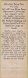 Matchbook Cover - Colonial Gardens Supper Club Strongsville OH