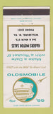 Matchbook Cover - 1955 Oldsmobile Hagers Wellsburg WV 30 Strike