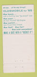 Matchbook Cover - 1955 Oldsmobile Jones Bischoff East St Louis IL 30 Strike