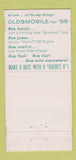 Matchbook Cover - 1955 Oldsmobile Maurer Motors Clinton IL 30 Strike
