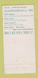 Matchbook Cover - 1955 Oldsmobile John Groff Lancaster PA 30 Strike