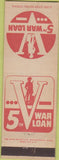 Matchbook Cover - 5th V War Loan WWII Homefront Victory
