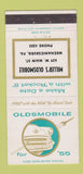 Matchbook Cover - 1955 Oldsmobile Miller's Mechanicsburg PA 30 Strike