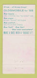 Matchbook Cover - 1955 Oldsmobile Miller's Mechanicsburg PA 30 Strike