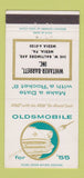 Matchbook Cover - 1955 Oldsmobile Whitaker Barrett Media PA 30 Strike
