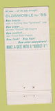 Matchbook Cover - 1955 Oldsmobile Charles Cadillac Bristol PA 30 Strike