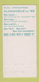 Matchbook Cover - 1955 Oldsmobile White Rose Motors York PA 30 Strike