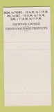 Matchbook Cover - DB Kaplan's Deli Chicago IL 30 Strike