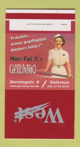 Matchbox - Cafe Bar Geronimo girlie Berlin Germany