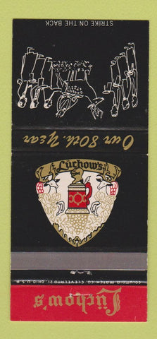 Matchbook Cover - Luchow's Restaurant New York City 30 Strike