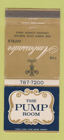 Matchbook Cover - Ambassador Hotels Chicago IL Pump Room 30 Strike