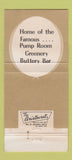 Matchbook Cover - Ambassador Hotels Chicago IL Pump Room 30 Strike