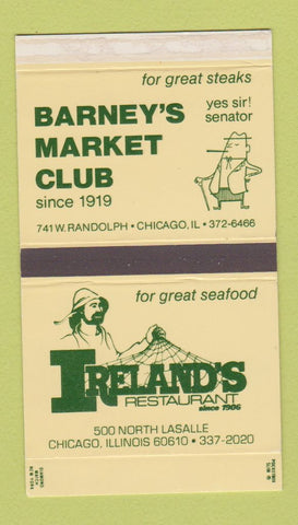 Matchbox - Ireland's Restaurant Barney's Market Club Chicago IL