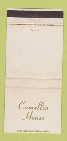 Matchbook Cover - Camellia House Chicago? WEAR 30 Strike