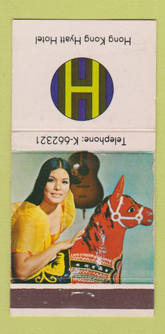Matchbook Cover Hong Kong Hyatt Hotel girlie Phillipine Airlines WEAR 30 Strike