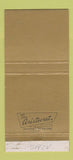 Matchbook Cover - Conrad Hilton Hotel Chicago IL Boulevard Room girlie 30 Strike