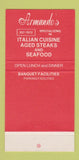 Matchbook Cover - Armando's Italian Restaurant Chicago IL 30 Strike