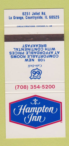Matchbook Cover - Hampton Inn Countryside La Grange IL 30 Strike