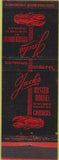 Matchbook Cover - Jack's Oyster House Albany NY Lobster