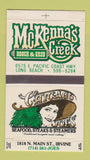 Matchbox - McKenna's Creek Hooch Grub Long Beach CA girlie Irvine