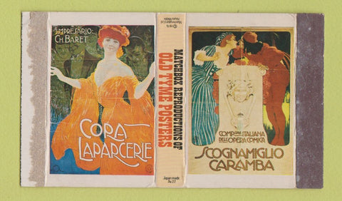 Matchbox - Old Tyme Posters girlie Matchbox Productions 1978