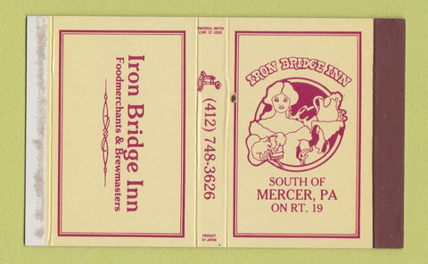 Matchbox - Iron Bridge Inn Restaurant Beer Mercer PA #2
