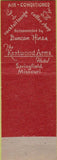 Matchbook Cover - Kentwood Arms Hotel Sprikngfield MO