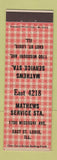 Matchbook Cover - Mathews Service oil gas East St Louis IL