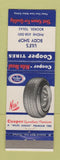 Matchbook Cover - Cooper Tires Lile's Body Shop Booker TX