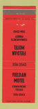 Matchbook Cover - Fieldan Motel Comanche TX